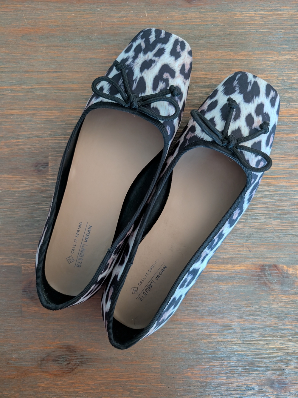 Call It Spring Leopard-Print Ballet Flats
